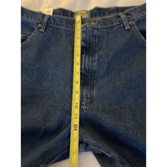 Cabelas Roughneck Relaxed Fit Jeans Mens 40x32 Dark Wash NWT - Picture 3 of 11
